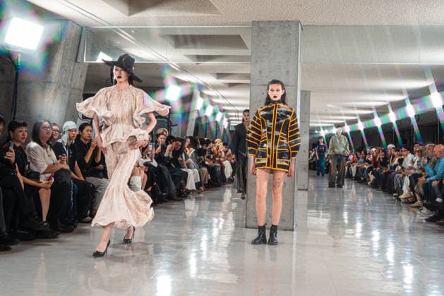 Runway models, September 9, 2026 - TRANO TOKYO S S27 RUNWAY SHOW Featuring ROMANIAN DESIGNERS & PIONEER DENIM at the Yoyogi National Stadium in Tokyo, Japan.  aflo_346390198