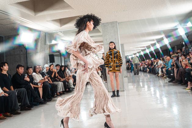 Runway models, September 9, 2026 - TRANO TOKYO S S27 RUNWAY SHOW Featuring ROMANIAN DESIGNERS & PIONEER DENIM at the Yoyogi National Stadium in Tokyo, Japan.  aflo_346390204