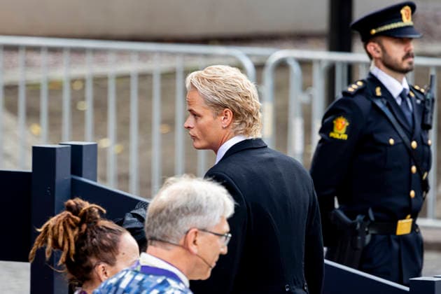 09-09-2026 Funeral of King Harald of Norway during a royal procession from the Royal Palace Chapel to the Cathedral in Oslo. Marius Borg Hoiby Â  Copyright: xPPEx