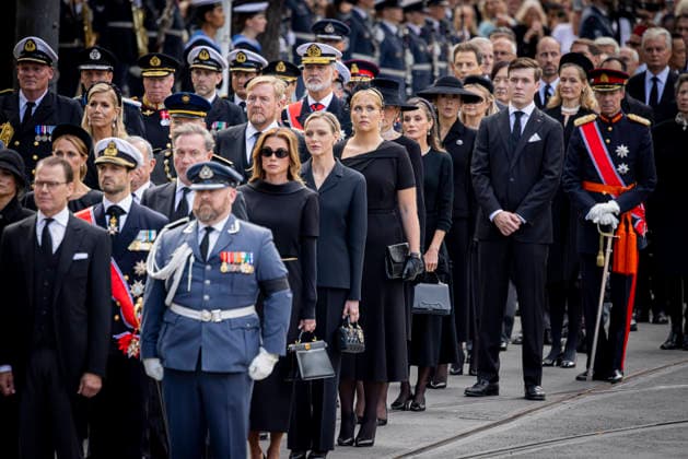 09-09-2026 Funeral of King Harald of Norway during a royal procession from the Royal Palace Chapel to the Cathedral in Oslo. Princess Victoria and Prince Daniel King Carl Gustaf Prince Carl Philip and Princess Sofia Princess Madeleine with Christopher O™Neill King Willem-Alexander and Queen Maxima and Princess Amalia Prince Albert and Princess Charlene King Abdullah II and Queen Rania King Filip and Queen Mathilde Â  Copyright: xPPEx