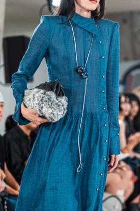 Runway model, September 9, 2026 - TRANO TOKYO S S27 RUNWAY SHOW Featuring ROMANIAN DESIGNERS & PIONEER DENIM at the Yoyogi National Stadium in Tokyo, Japan.  aflo_346390232