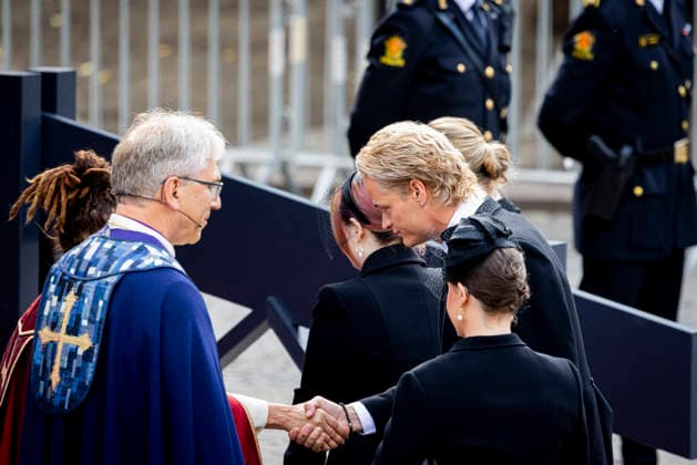 09-09-2026 Funeral of King Harald of Norway during a royal procession from the Royal Palace Chapel to the Cathedral in Oslo. Marius Borg Hoiby Â  Copyright: xPPEx