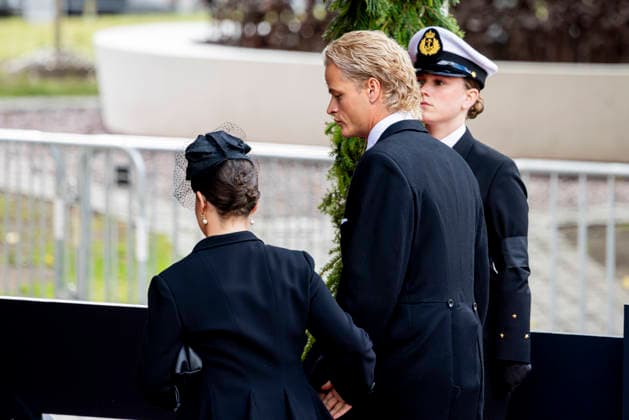 09-09-2026 Funeral of King Harald of Norway during a royal procession from the Royal Palace Chapel to the Cathedral in Oslo. Marius Borg Hoiby Â  Copyright: xPPEx
