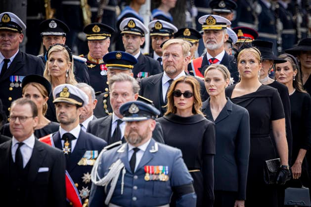 09-09-2026 Funeral of King Harald of Norway during a royal procession from the Royal Palace Chapel to the Cathedral in Oslo. Princess Victoria and Prince Daniel King Carl Gustaf Prince Carl Philip and Princess Sofia Princess Madeleine with Christopher O™Neill King Willem-Alexander and Queen Maxima and Princess Amalia Prince Albert and Princess Charlene King Abdullah II and Queen Rania King Filip and Queen Mathilde Â  Copyright: xPPEx