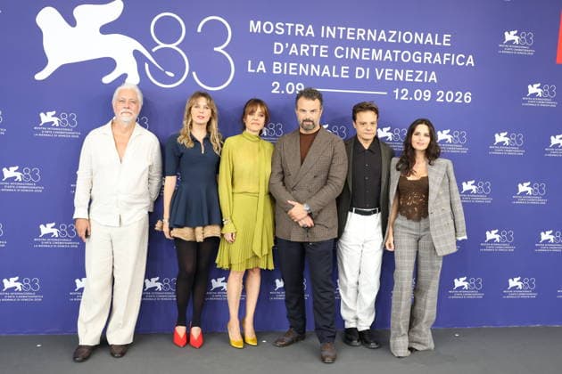Venice 2026 The Fire Within You Photocall NB Tommaso Ragno, Elena Radonicich, Vanessa Scalera, Director Edoardo De Angelis, Lino Musella and Ivana Lotito attending the Il Fuoco Che Ti Porti Dentro - The Fire Within You Photocall as part of the 83th Venice International Film Festival at the Lido in Venice, Italy on September 09, 2026. Photo by Nasser Berzane ABACAPRESS.COM Venice Italy  Copyright: xBerzanexNasser ABACAx