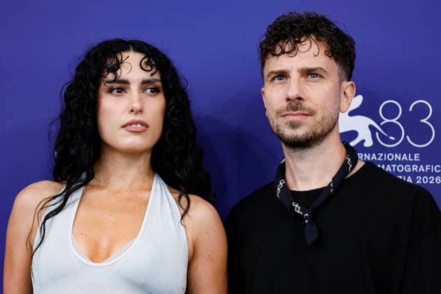 September 9, 2026, Venice, ITALY: Carola Moccia aka La Nina and Alfredo Maddaluno pose for the photocall of ˜Il fuoco che ti porti dentro during the 83rd Venice Film Festival in Venice, Italy, 09 September 2026. The movie is presented in official competition Venezia83 at the festival running from 02 to 12 September 2026. ANSA FABIO FRUSTACI. Venice ITALY  - ZUMAa110 20260909_zaf_a110_048 Copyright: xFabioxFrustacix