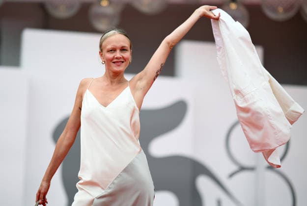 September 9, 2026, Venice, ITALY: Ukrainian actor Viktoriia Skytska arrives for the premiere of Dau during the 83rd Venice Film Festival in Venice, Italy, 09 September 2026. The movie is presented in official competition Venezia 83 at the festival running from 02 to 12 September 2026. ANSA ETTORE FERRARI. Venice ITALY  - ZUMAa110 20260909_zaf_a110_061 Copyright: xEttorexFerrarix