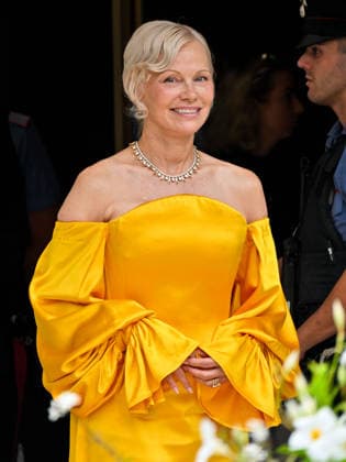 IPA88317164 - Venice, 83rd Venice International Film Festival 2026 - Day 8. Arrivals at the Hotel Excelsior pier. Pictured: PAMELA ANDERSON  Copyright: xManuelexMangiarottix xPoolxPhotoxEventsx08x IPA88317164
