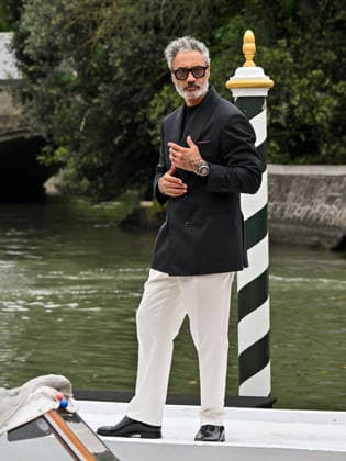 IPA88317182 - Venice, 83rd Venice International Film Festival 2026 - Day 8. Arrivals at the Hotel Excelsior pier. Pictured: Taika Waititi  Copyright: xManuelexMangiarottix xPoolxPhotoxEventsx08x IPA88317182