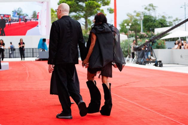 News - Dau Red Carpet - The 83rd Venice International Film Festival (R-L) Michele Lamy and Youssef Nabil attend the Dau Screening during the 83rd Venice International Film Festival at Sala Grande on September 09, 2026 in Venice, Italy. Photo: Cinzia Camela. Lido di Venezia Palazzo del Cinema Italy Copyright: xCinziaxCamelax xLiveMediax LPN_2660297