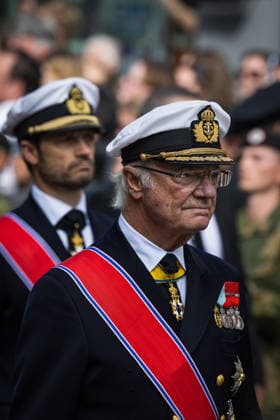 King Harald s funeral, Oslo, Norway Oslo, Norway. September 9th, 2026. Royalty and world leaders attend the funeral procession at King Harald s funeral in Oslo. Here King Carl XVI Gustaf is seen at the funeral. Norway, Oslo  Copyright: xGonzalesxPhoto TordxLitleskarex
