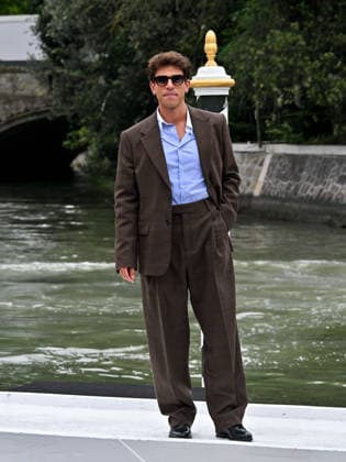 IPA88318244 - Venice, 83rd Venice International Film Festival 2026 - Day 8. Arrivals at the Hotel Excelsior pier. Pictured: Francesco Centorame  Copyright: xManuelexMangiarottix xPoolxPhotoxEventsx08x IPA88318244