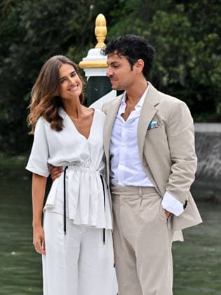 IPA88317995 - Venice, 83rd Venice International Film Festival 2026 - Day 8. Arrivals at the Hotel Excelsior pier. Pictured: Martina Ferragamo, Simone Coppo  Copyright: xManuelexMangiarottix xPoolxPhotoxEventsx08x IPA88317995