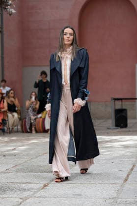 September 9, 2026, Madrid, Spain: A model parades with Maria Lafuente design during the OMODA Fashion Week Madrid at Jardines Sabatini Madrid. Madrid Spain  - ZUMAs197 20260909_aaa_s197_133 Copyright: xAtilanoxGarciax