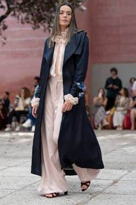 September 9, 2026, Madrid, Spain: A model parades with Maria Lafuente design during the OMODA Fashion Week Madrid at Jardines Sabatini Madrid. Madrid Spain  - ZUMAs197 20260909_aaa_s197_134 Copyright: xAtilanoxGarciax