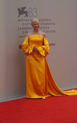 83rd Venice International Film Festival - 09 09 2026 VENICE, ITALY - SEPTEMBER 09: Pamela Anderson attends the Place To Be Screening during the 83rd Venice International Film Festival at Sala Giardino on September 09, 2026 in Venice, Italy..Photo: Laurent Lairys. . venise  Copyright: xLaurentxLairysx