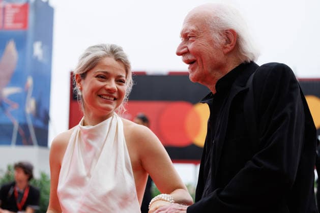 News - Dau Red Carpet - The 83rd Venice International Film Festival A guest and Jurgen Jurges attend the Dau Screening during the 83rd Venice International Film Festival at Sala Grande on September 09, 2026 in Venice, Italy. Photo: Cinzia Camela. Lido di Venezia Palazzo del Cinema Italy Copyright: xCinziaxCamelax xLiveMediax LPN_2660316