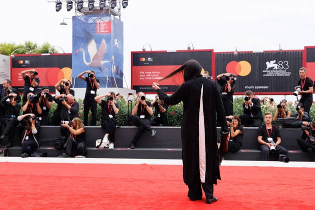 News - Dau Red Carpet - The 83rd Venice International Film Festival Marina Abramovic attends the Dau Screening during the 83rd Venice International Film Festival at Sala Grande on September 09, 2026 in Venice, Italy. Photo: Cinzia Camela. Lido di Venezia Palazzo del Cinema Italy Copyright: xCinziaxCamelax xLiveMediax LPN_2660329