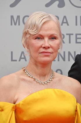 September 9, 2026, Lido Di Venezia, Italy: Pamela Anderson attends the world premiere of Place to be with the film cast at the 83rd Venice International Film Festival in Venice. Lido Di Venezia Italy - ZUMAs197 20260909_aaa_s197_195 Copyright: xAntoninoxD™Espositox