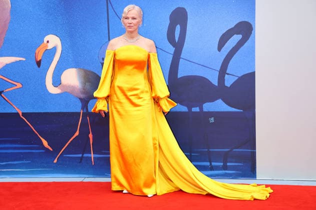 Pamela Anderson at the premiere of the film *Place to Be* at the 2023 Venice Biennale, the 83rd Venice International Film Festival, in the Sala Giardino, Venice, September 9, 2026 Foto:xD.xBedrosianx xFuturexImagex place_prem_6919