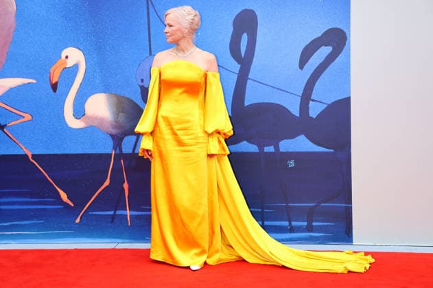 Pamela Anderson at the premiere of the film *Place to Be* at the 2023 Venice Biennale, the 83rd Venice International Film Festival, in the Sala Giardino, Venice, September 9, 2026 Foto:xD.xBedrosianx xFuturexImagex place_prem_6920