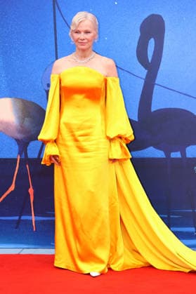 Pamela Anderson at the premiere of the film *Place to Be* at the 2023 Venice Biennale, the 83rd Venice International Film Festival, in the Sala Giardino, Venice, September 9, 2026 Foto:xD.xBedrosianx xFuturexImagex place_prem_6924
