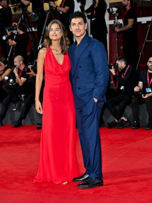 IPA88322010 - Venice, 83rd Venice International Film Festival 2026 - Night 8. Red Carpet for the film UN BON PETIT SOLDAT. Pictured: Martina Ferragamo, Simone Coppo  Copyright: xSimonexComix xPoolxPhotoxEventsx08x IPA88322010
