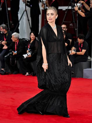 IPA88320810 - Venice, 83rd Venice International Film Festival 2026 - Night 8. Red Carpet for the film UN BON PETIT SOLDAT. Pictured: Greta Scarano  Copyright: xSimonexComix xPoolxPhotoxEventsx08x IPA88320810