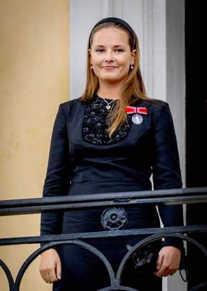 09-09-2026 Norway Princess Ingrid Alexandra after the funeral of King Harald on the balcony at the Royal palace in Oslo. Â  Copyright: xPPEx