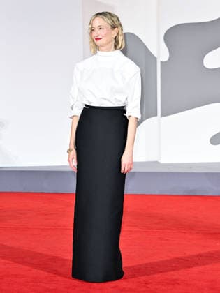 IPA88322818 - Venice, 83rd Venice International Film Festival 2026 - Night 8. Red Carpet for the film UN BON PETIT SOLDAT. Pictured: Alba Rohrwacher  Copyright: xSimonexComix xPoolxPhotoxEventsx08x IPA88322818