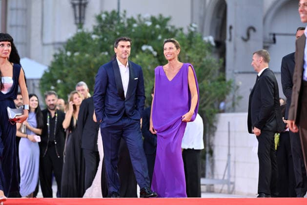 September 9, 2026, Venice, Rome, Italy: Anna Foglietta with her husband during the red carpet for the film Un bon petit soldat, 83rd Venice Film Festival. Venice, September 9, 2026 Venice Italy  - ZUMAa289 20260909_zia_a289_269 Copyright: xMariaxLauraxAntonellix xAgfx
