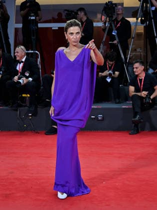 IPA88321347 - Venice, 83rd Venice International Film Festival 2026 - Night 8. Red Carpet for the film UN BON PETIT SOLDAT. Pictured: Anna Foglietta  Copyright: xManuelexMangiarottix xPoolxPhotoxEventsx08x IPA88321347