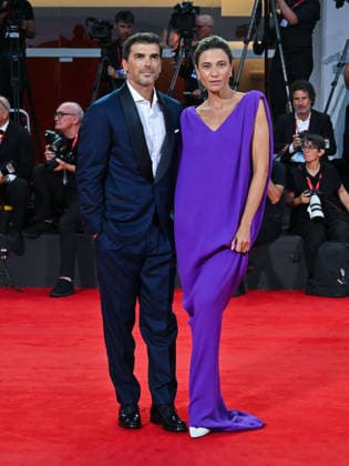 IPA88321359 - Venice, 83rd Venice International Film Festival 2026 - Night 8. Red Carpet for the film UN BON PETIT SOLDAT. Pictured: Anna Foglietta, Paolo Sopranzetti  Copyright: xManuelexMangiarottix xPoolxPhotoxEventsx08x IPA88321359