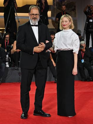 IPA88323147 - Venice, 83rd Venice International Film Festival 2026 - Night 8. Red Carpet for the film UN BON PETIT SOLDAT. Pictured: Alba Rohrwacher and Andrea Romeo  Copyright: xManuelexMangiarottix xPoolxPhotoxEventsx08x IPA88323147