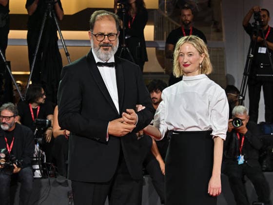 IPA88323150 - Venice, 83rd Venice International Film Festival 2026 - Night 8. Red Carpet for the film UN BON PETIT SOLDAT. Pictured: Alba Rohrwacher and Andrea Romeo  Copyright: xManuelexMangiarottix xPoolxPhotoxEventsx08x IPA88323150