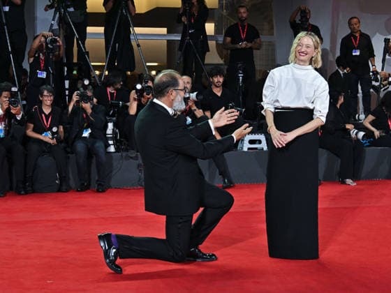 IPA88323164 - Venice, 83rd Venice International Film Festival 2026 - Night 8. Red Carpet for the film UN BON PETIT SOLDAT. Pictured: Alba Rohrwacher and Andrea Romeo  Copyright: xManuelexMangiarottix xPoolxPhotoxEventsx08x IPA88323164