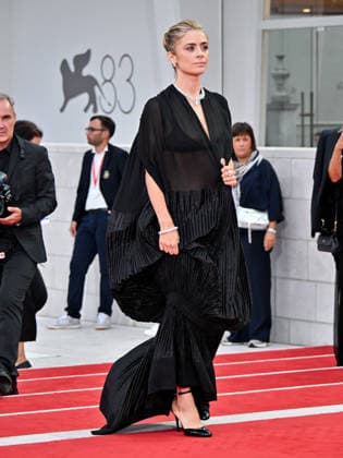 IPA88320780 - Venice, 83rd Venice International Film Festival 2026 - Night 8. Red Carpet for the film UN BON PETIT SOLDAT. Pictured: Greta Scarano  Copyright: xManuelexMangiarottix xPoolxPhotoxEventsx08x IPA88320780