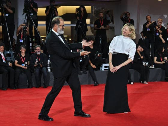 IPA88323153 - Venice, 83rd Venice International Film Festival 2026 - Night 8. Red Carpet for the film UN BON PETIT SOLDAT. Pictured: Alba Rohrwacher and Andrea Romeo  Copyright: xManuelexMangiarottix xPoolxPhotoxEventsx08x IPA88323153
