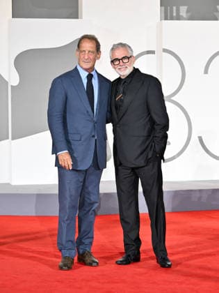 IPA88323873 - Venice, 83rd Venice International Film Festival 2026 - Night 8. Red Carpet for the film UN BON PETIT SOLDAT. Pictured: Vincent Lindon, StÃ phane BrizÃ  Copyright: xSimonexComix xPoolxPhotoxEventsx08x IPA88323873
