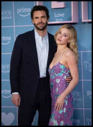 . 09 09 2026. London, United Kingdom. Tom Bateman and Lili Reinhart arriving at The Love Hypothesis premiere in London.  xStephenxLockx xi-Imagesx IIM-26993-0024