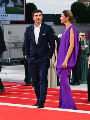 IPA88325109 - Venice, 83rd Venice International Film Festival 2026 - Night 8. Red carpet event for the film UN BON PETIT SOLDAT. Pictured: Anna Foglietta, Paolo Sopranzetti  Copyright: xAlbertoxTerenghi PoolxPhotoxEvenx xPoolxPhotoxEventsx08x IPA88325109