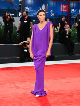 IPA88325123 - Venice, 83rd Venice International Film Festival 2026 - Night 8. Red carpet for the film UN BON PETIT SOLDAT. Pictured: Anna Foglietta  Copyright: xAlbertoxTerenghi PoolxPhotoxEvenx xPoolxPhotoxEventsx08x IPA88325123