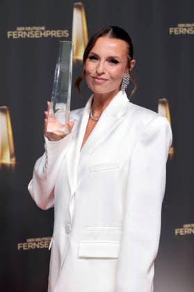Laura Wontorra at the 2026 German Television Awards ceremony at the Confex Center in Cologne, September 9, 2026 Foto:xR.xSchmiegeltx xFuturexImagex fernsehpreis_6005
