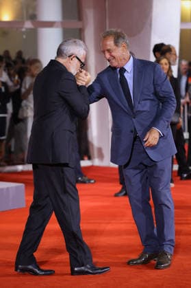Venice 2026 Un Bon Petit Soldat Screening NB Stéphane Brizé, Vincent Lindon attending the Un Bon Petit Soldat Red carpet as part of the 83th Venice International Film Festival at the Lido in Venice, Italy on September 09, 2026. Photo by Nasser Berzane ABACAPRESS.COM Venice Italy  Copyright: xBerzanexNasser ABACAx