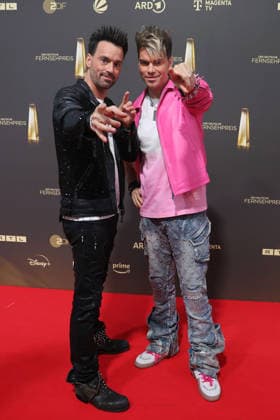 The Ehrlich Brothers at the German Television Awards ceremony on September 9, 2026, in Cologne. The Ehrlich Brothers arrive for the annual German Television Awards (Deutscher Fernsehpreis) at the Confex Center on September 9, 2026 in Cologne, Germany German Television Awards 2026 in Cologne