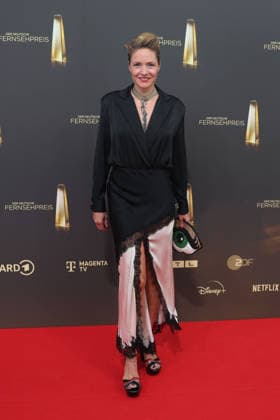 Patricia Aulitzky at the German Television Awards ceremony on September 9, 2026, in Cologne. Patricia Aulitzky arrives for the annual German Television Awards (Deutscher Fernsehpreis) at the Confex Center on September 9, 2026 in Cologne, Germany. 2026 German Television Awards Ceremony in Cologne