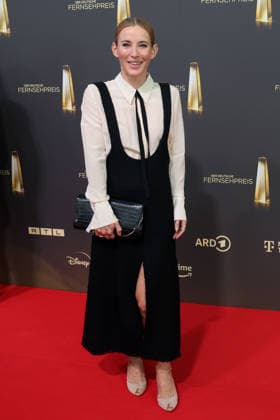 Jeannine Michaelsen at the German Television Awards ceremony on September 9, 2026, in Cologne Jeannine Michaelsen arrives for the annual German Television Awards (Deutscher Fernsehpreis) at the Confex Center on September 9, 2026 in Cologne, Germany. 2026 German Television Awards ceremony in Cologne