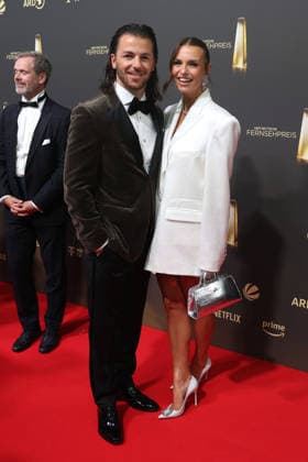 Ricardo Basile and Laura Wontorra at the German Television Awards ceremony on September 9, 2026, in Cologne Ricardo Basile and Laura Wontorra arrive for the annual German Television Awards (Deutscher Fernsehpreis) at the Confex Center on September 9, 2026 in Cologne, Germany German Television Awards Ceremony 2026 in Cologne