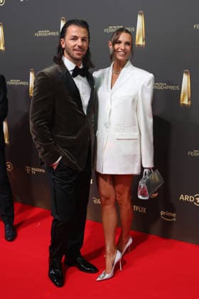 Ricardo Basile and Laura Wontorra at the German Television Awards ceremony on September 9, 2026, in Cologne Ricardo Basile and Laura Wontorra arrive for the annual German Television Awards (Deutscher Fernsehpreis) at the Confex Center on September 9, 2026 in Cologne, Germany German Television Awards Ceremony 2026 in Cologne