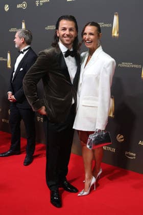 Ricardo Basile and Laura Wontorra at the German Television Awards ceremony on September 9, 2026, in Cologne Ricardo Basile and Laura Wontorra arrive for the annual German Television Awards (Deutscher Fernsehpreis) at the Confex Center on September 9, 2026 in Cologne, Germany German Television Awards Ceremony 2026 in Cologne